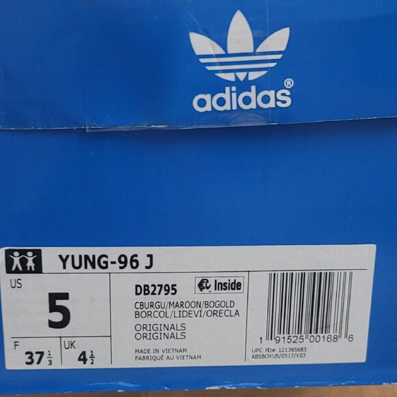 Adidas Yung 96 (Burgundy) - Picture 3 of 8